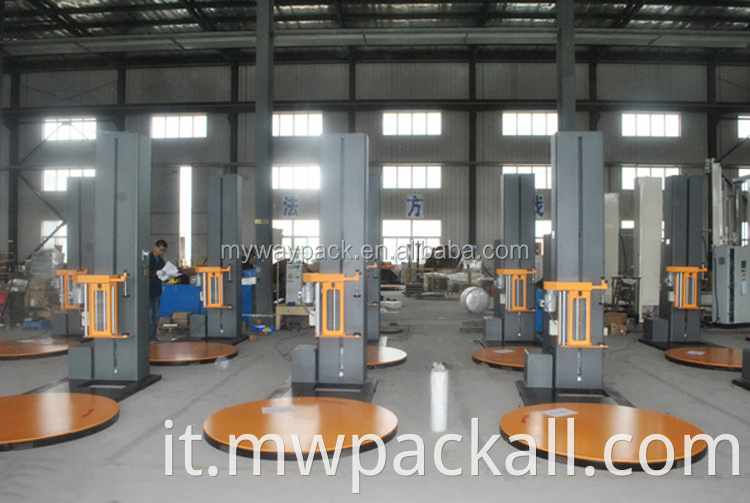 Macchina da pallet per pallet per pallet di stiramento completamente automatico